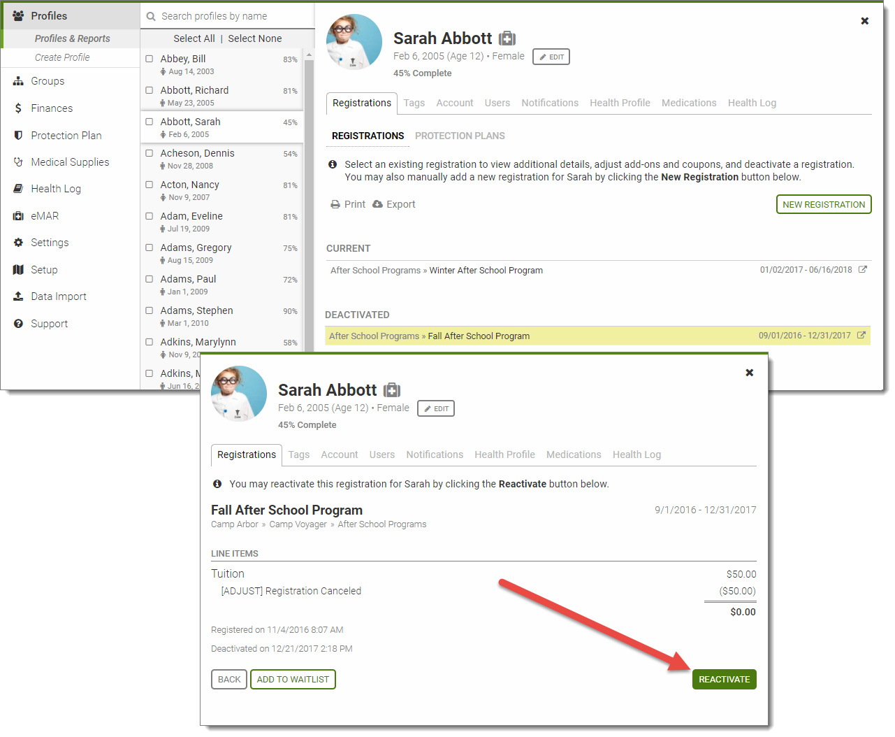 Registrations – DocNetwork Help Center